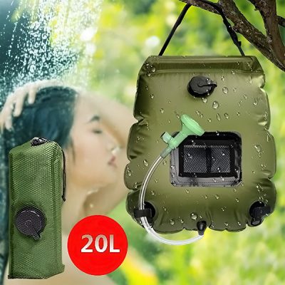 Соларен къмпинг душ с вграден термометър (20L) | SHOWDY