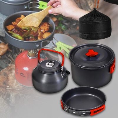Компактен и издръжлив 12-частов комплект съдове за готвене | COOKLAPSO