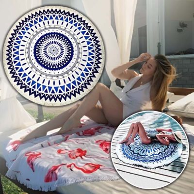 Кръгла плажна кърпа | CUBALINKA