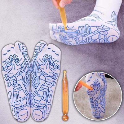 Активирайте здравни точки – рефлексологични чорапи за ежедневен масаж | FEETRA