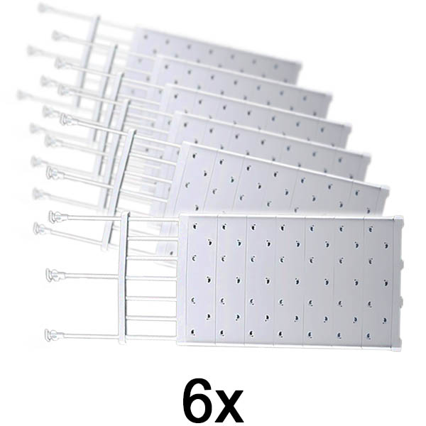 6x Разширяеми рафтове за съхранение | SHELFEXPEND