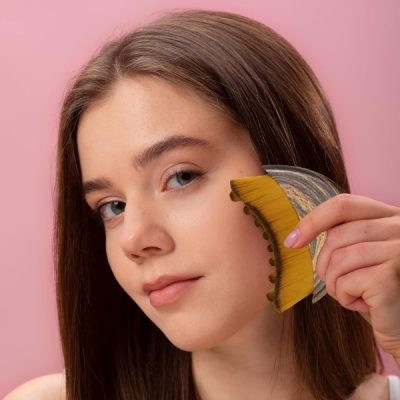 Четка за лимфен масаж на лице | DRENAGLO